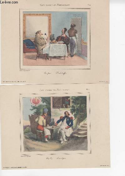 GRAVURES 20eme - CARTE VIVANTE DU RESTAURATEUR