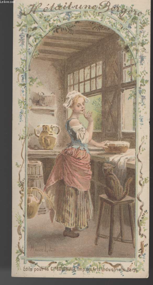 CHROMOLITHOGRAPHIE - IL ETAIT UNE BERGERE