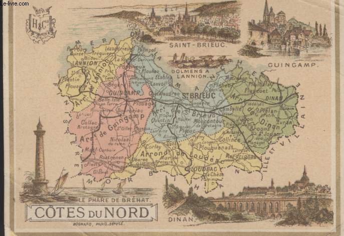 CHROMOLITHOGRAPHIE - COTES DU NORD