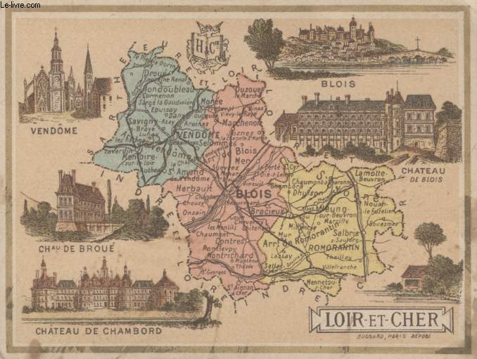 CHROMOLITHOGRAPHIE - LOIR ET CHER