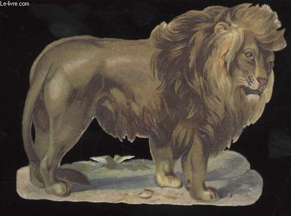 CHROMOLITHOGRAPHIE - LION