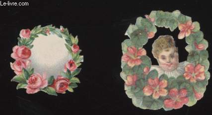 CHROMOLITHOGRAPHIES - COURONNES FLEURS