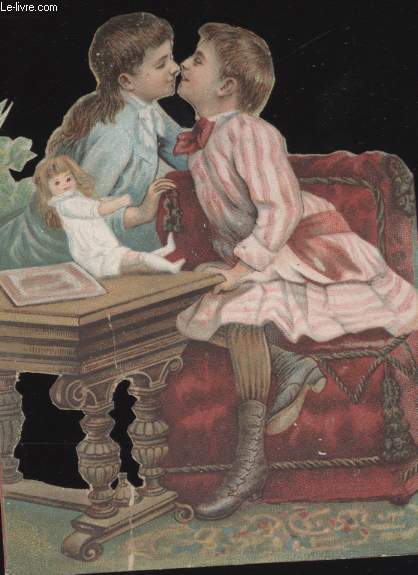 CHROMOLITHOGRAPHIE - LE BISOU