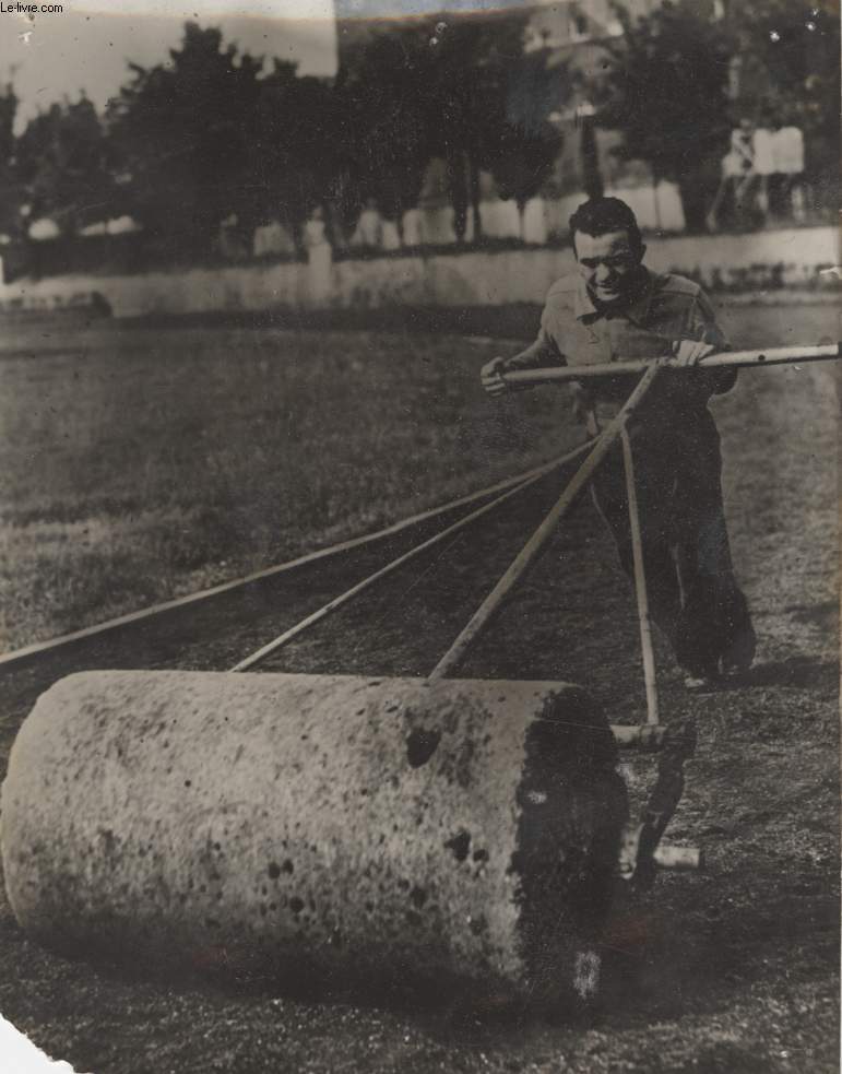 PHOTO ANCIENNE SITUEE - AVANT LE MATCH TURIELLO-CERDAN