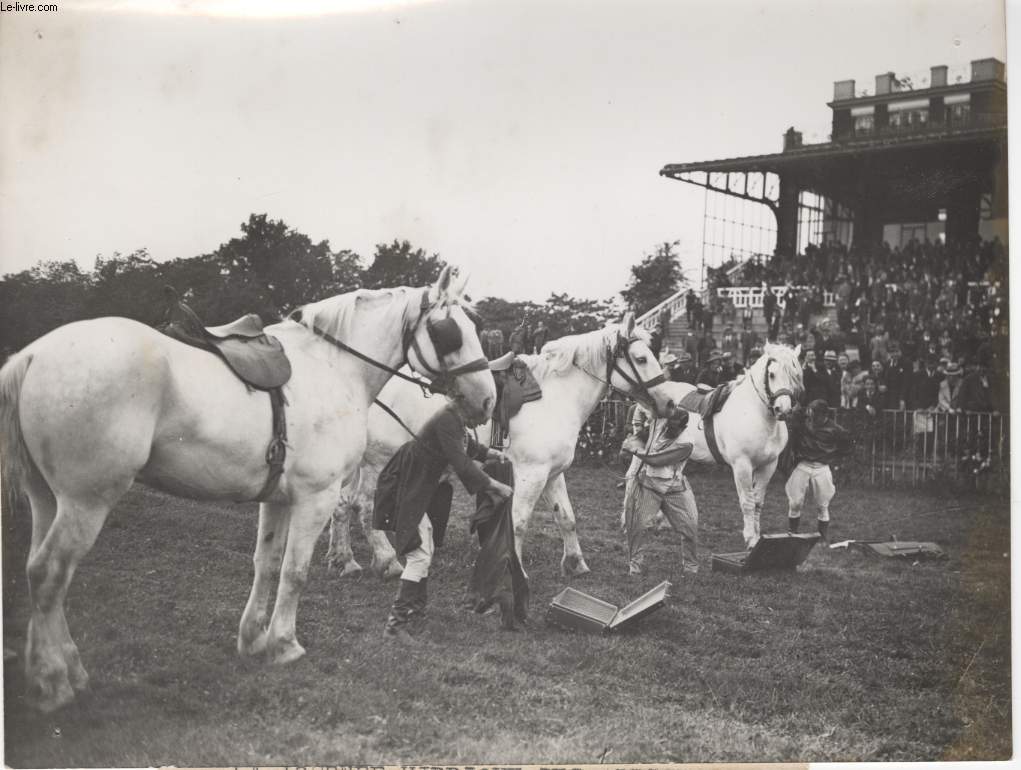 PHOTO ANCIENNE SITUEE - LA JOURNEE HIPPIQUE DES ARTISTES