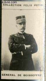 PHOTO ANCIENNE GENERAL DE BOISDEFFRE ARMEE ET MARINE DE FRANCE