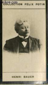 PHOTO ANCIENNE HENRI BAUER HOMME DE LETTRES DE FRANCE