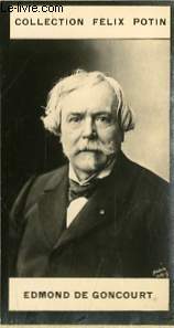 PHOTO ANCIENNE EDMOND DE GONCOURT HOMME DE LETTRES DE FRANCE