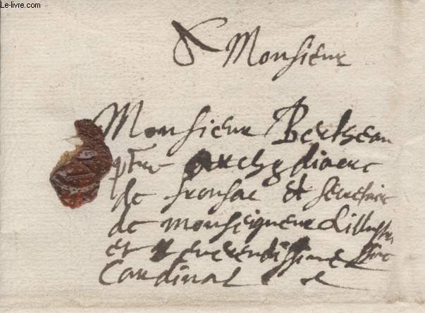 COURRIER, LETTRE ANCIENNE - LETTRE DE DEFFORS