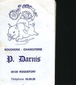 CALENDRIER DE POCHE - P. DARNIS