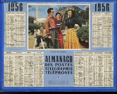 Ancien Calendrier Almanach PTT la Poste 1969 le Rhône 69