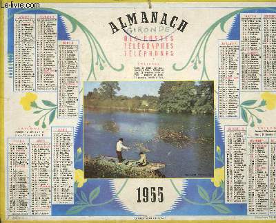 CALENDRIER - ALMANACH DES POSTES TELEGRAPHES TELEPHONES - QUELLE SERA LA PRISE?