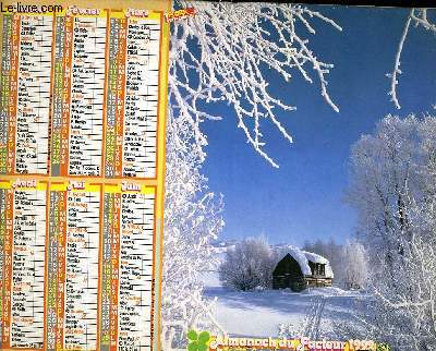 CALENDRIER - ALMANACH DU FACTEUR - PAYSAGES