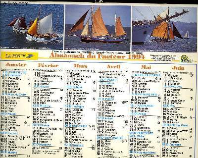 CALENDRIER - ALMANACH DU FACTEUR - FETE DU PATRIMOINE MARITIME BREST-DOUARNENEZ