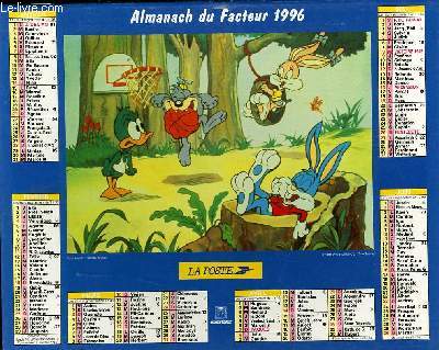 CALENDRIER - ALMANACH DU FACTEUR - TINY TOONS -