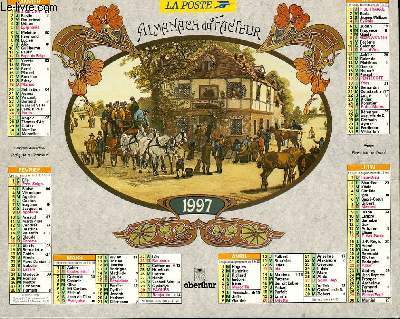 CALENDRIER - ALMANACH DU FACTEUR - PHOTOS ANCIENNES