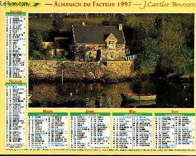 CALENDRIER - ALMANACH DU FACTEUR - DOELAN - RAZ DE SEINE