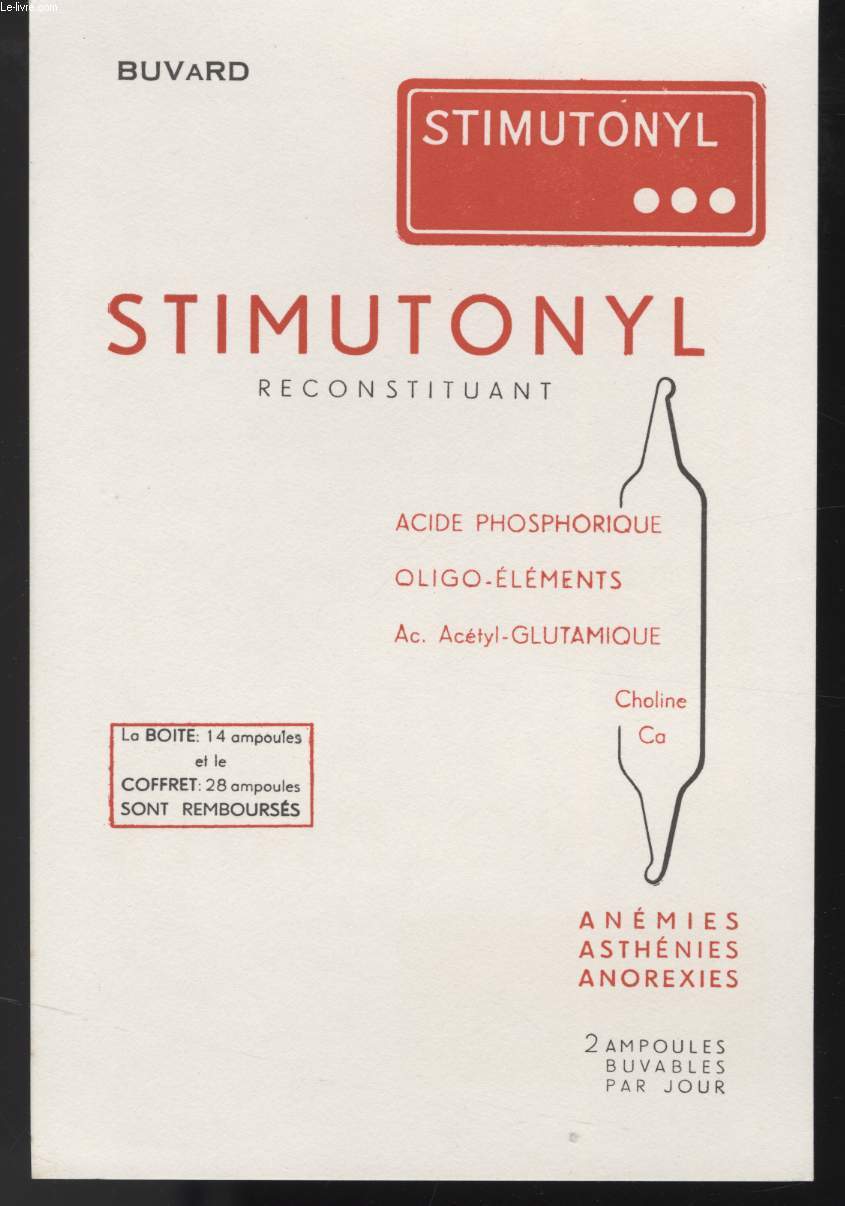 BUVARD - STIMUTONYL