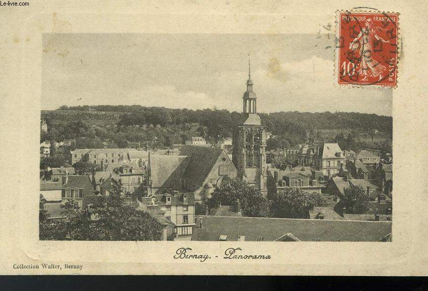 CARTE POSTALE - BERNAY - PANORAMA