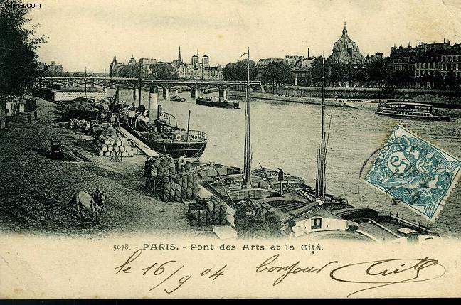 CARTE POSTALE - 5078 - PARIS - PONT DES ARTS ET DE LA CITE