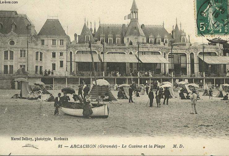 CARTE POSTALE - 81 - ARCACHON - LE CASINO DE LA PLAGE