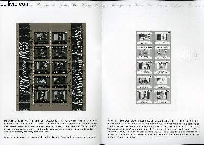 DOCUMENT PHILATELIQUE OFFICIEL N34-86 - 50 DE LA CINEMATHEQUE (Nbf 9 YVERT ET TELLIER)