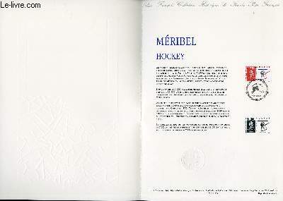 DOCUMENT PHILATELIQUE OFFICIEL N08-91 - JEUX OLYMPIQUES - MERIBEL HOCKEY (N2677 YVERT ET TELLIER)