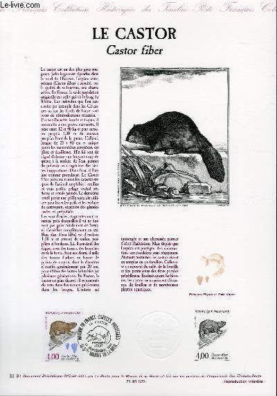 DOCUMENT PHILATELIQUE OFFICIEL N31-91 - LA TORTUE TERRESTRE - TESTUDO HERMANNI (N2722 YVERT ET TELLIER)