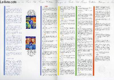 DOCUMENT PHILATELIQUE OFFICIEL - DECLARATION UNIVERSELLE DES DROITS DE L'HOMME 1948-1998 (N3208-3209 YVERT ET TELLIER)