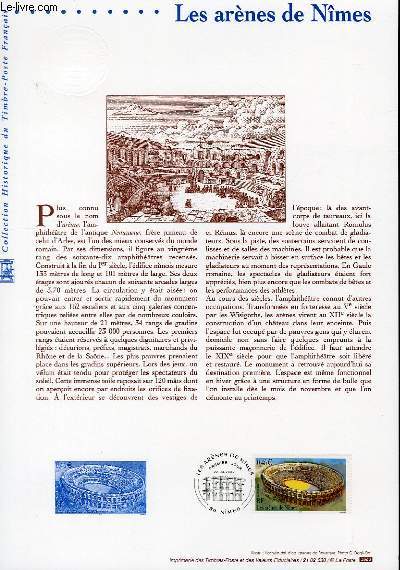 DOCUMENT PHILATELIQUE OFFICIEL - LES ARENES DE NIMES (N3470 YVERT ET TELLIER)