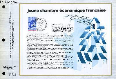 FEUILLET ARTISTIQUE PHILATELIQUE - CEF - N 412 - JEUNE CHAMBRE ECONOMIQUE FRANCAISE