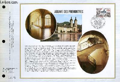 FEUILLET ARTISTIQUE PHILATELIQUE - CEF - N 422 - ABBAYE DE SPREMONTRES