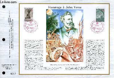 FEUILLET ARTISTIQUE PHILATELIQUE - CEF - N 660 - HOMMAGE A JULES VERNE