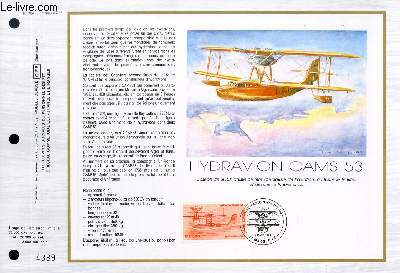FEUILLET ARTISTIQUE PHILATELIQUE - CEF - N 764 - HYDRAVION CAMS 53