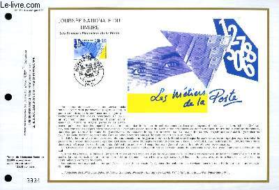 FEUILLET ARTISTIQUE PHILATELIQUE - CEF - N 983 - JOURNEE NATIONALE DU TIMBRE- LES SERVICES FINANCIERS DE LA POSTE