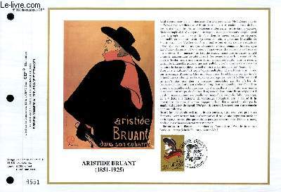 FEUILLET ARTISTIQUE PHILATELIQUE - CEF - N 998 - ARISTIDE BRUANT 1851-1925