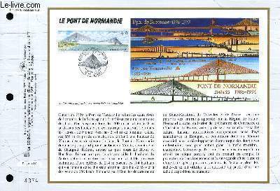 FEUILLET ARTISTIQUE PHILATELIQUE - CEF - N 1204 - LE PONT DE NORMANDIE