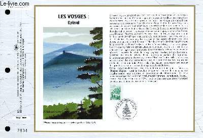 FEUILLET ARTISTIQUE PHILATELIQUE - CEF - N 1219 - LES VOSGES : EPINAL