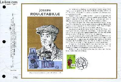 FEUILLET ARTISTIQUE PHILATELIQUE - CEF - N 1288 - JOSEPH ROULETABILLE