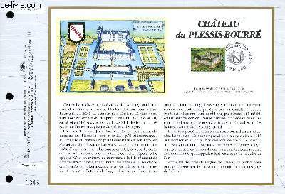 FEUILLET ARTISTIQUE PHILATELIQUE - CEF - N 1322 - CHATEAU DU PLESSIS-BOURRE