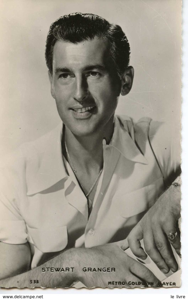 CPSM PHOTO ACTEUR STEWART GRANGER 1954 METRO GOLDWYN MAYER