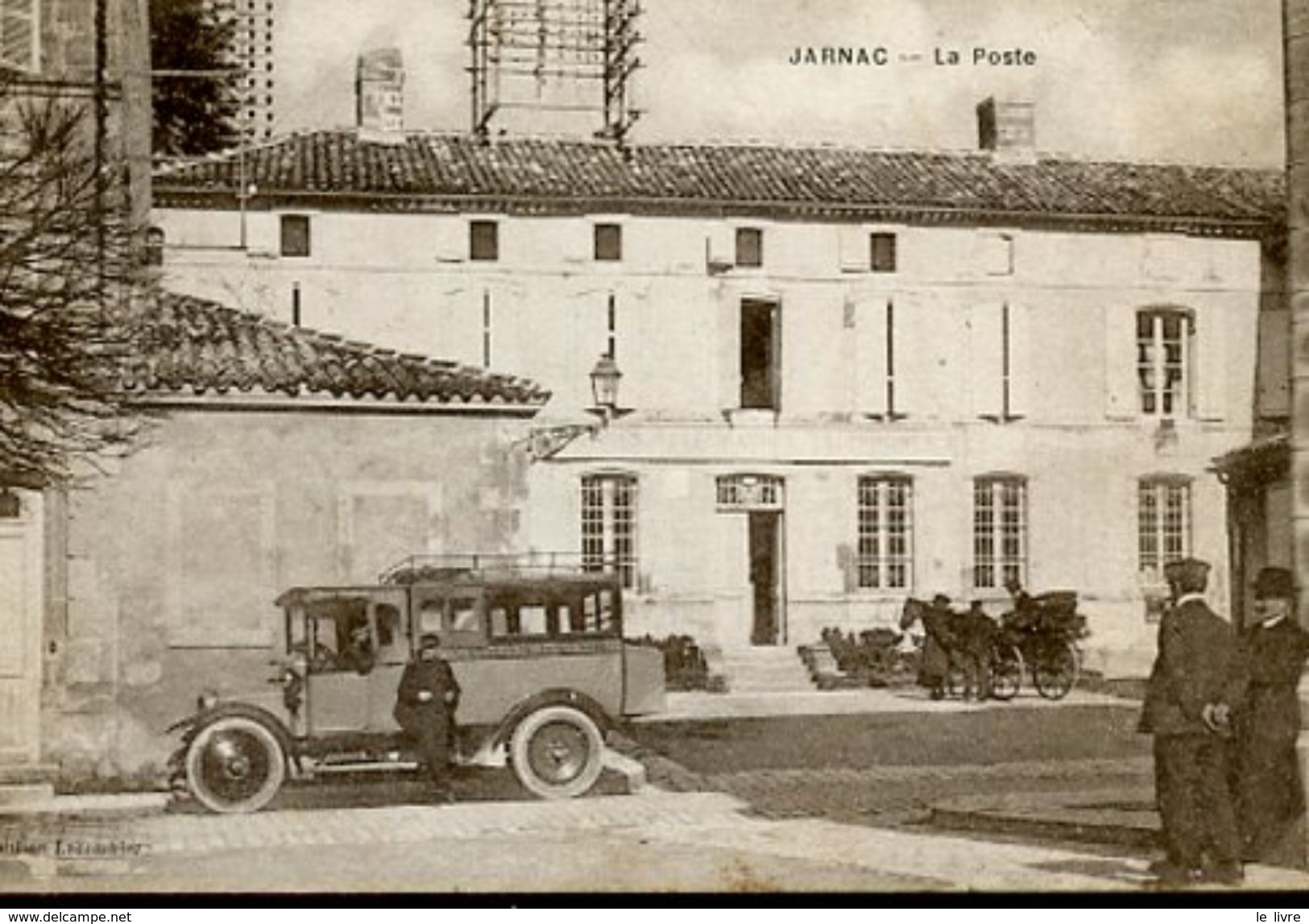 CPA 16 JARNAC - LA POSTE.1923