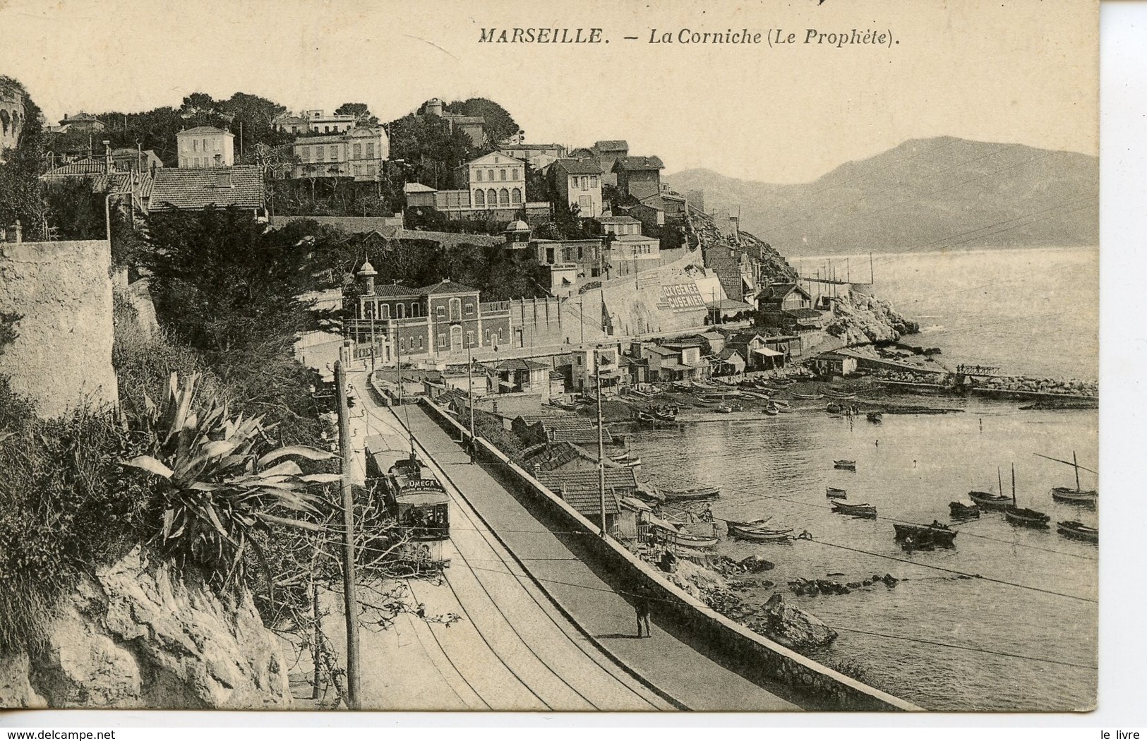 CPA 13 MARSEILLE. LA CORNICHE. LE PROPHETE 1914