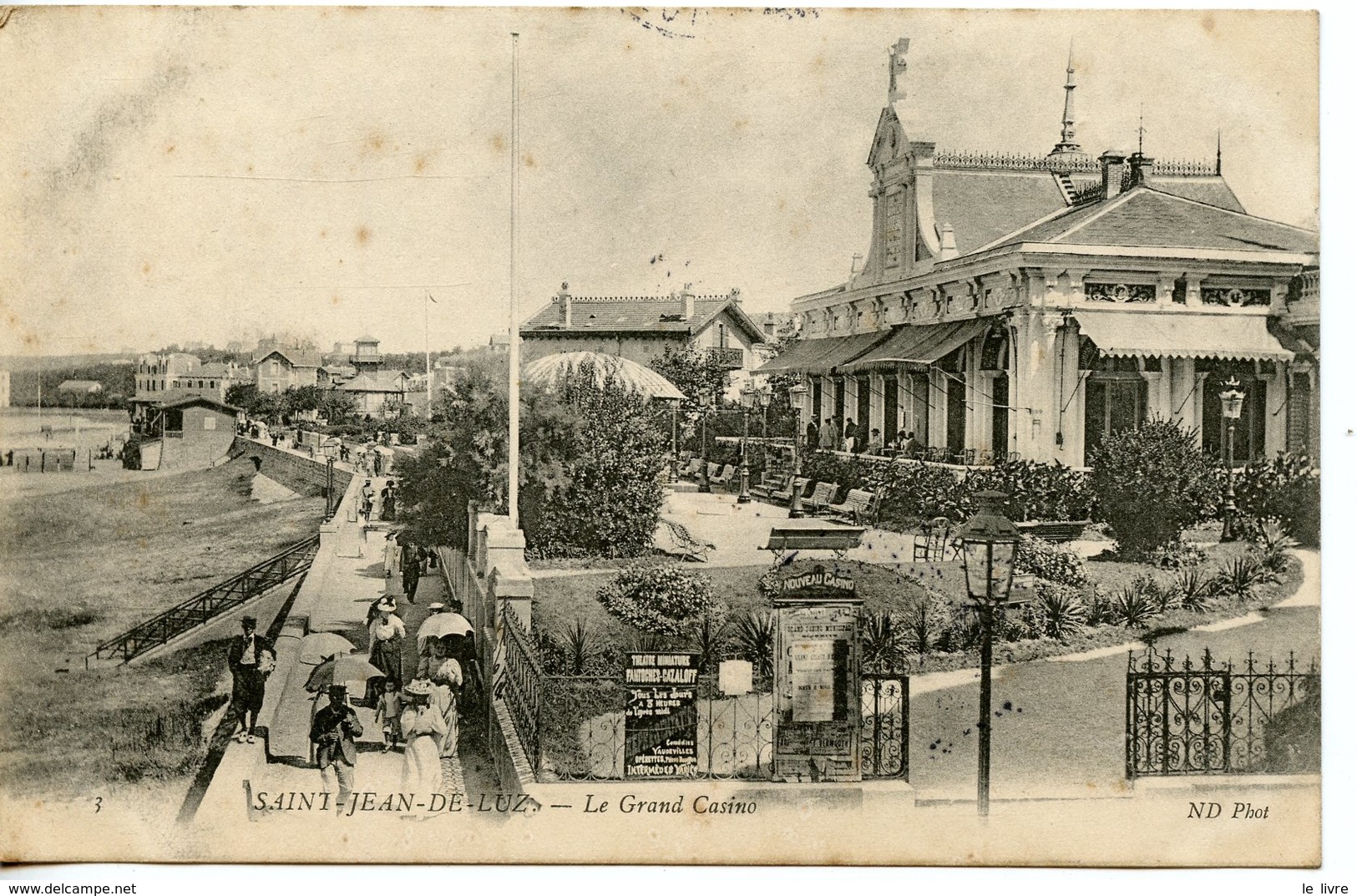 CPA 64 SAINT-JEAN-DE-LUZ. LE GRAND CASINO 1906