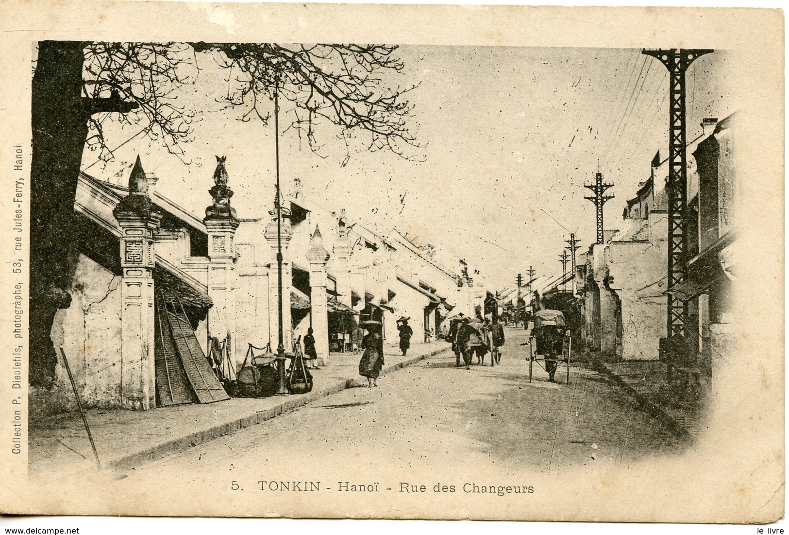 VIET-NAM TONKIN. HANO. RUE DES CHANGEURS