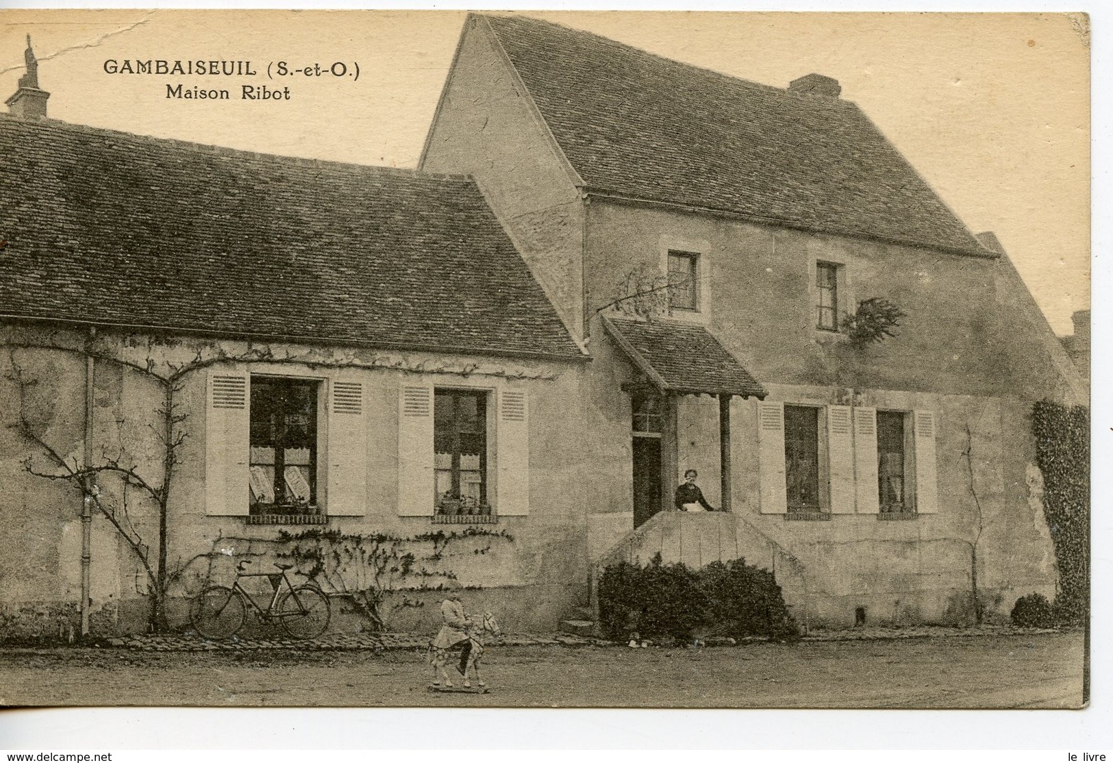 CPA 78 GAMBAISEUIL. MAISON RIBOT