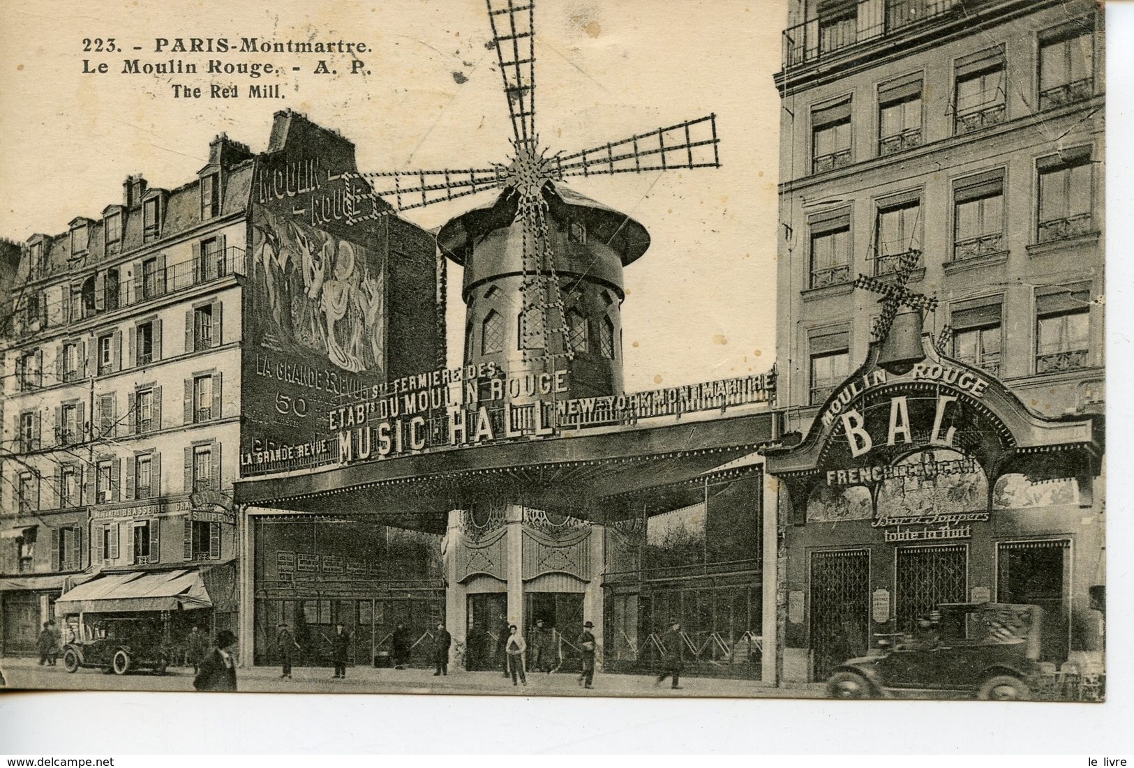 CPA 75 PARIS-MONTMARTRE. LE MOULIN ROUGE 1930