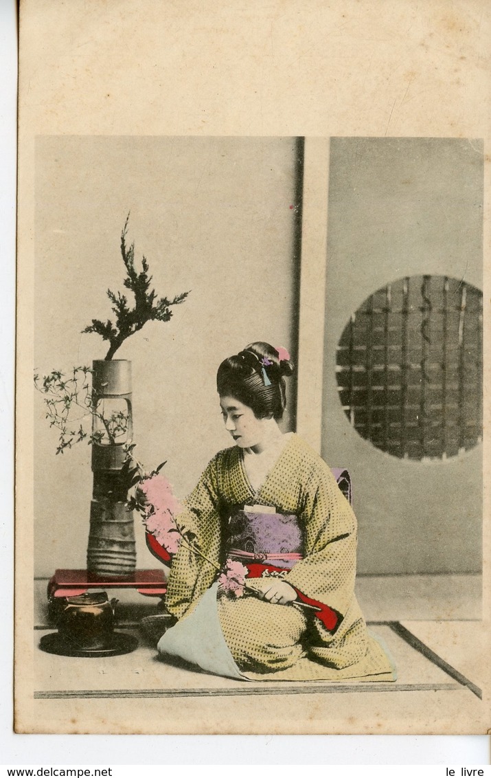 CPA COLORISEE JAPON. GEISHA