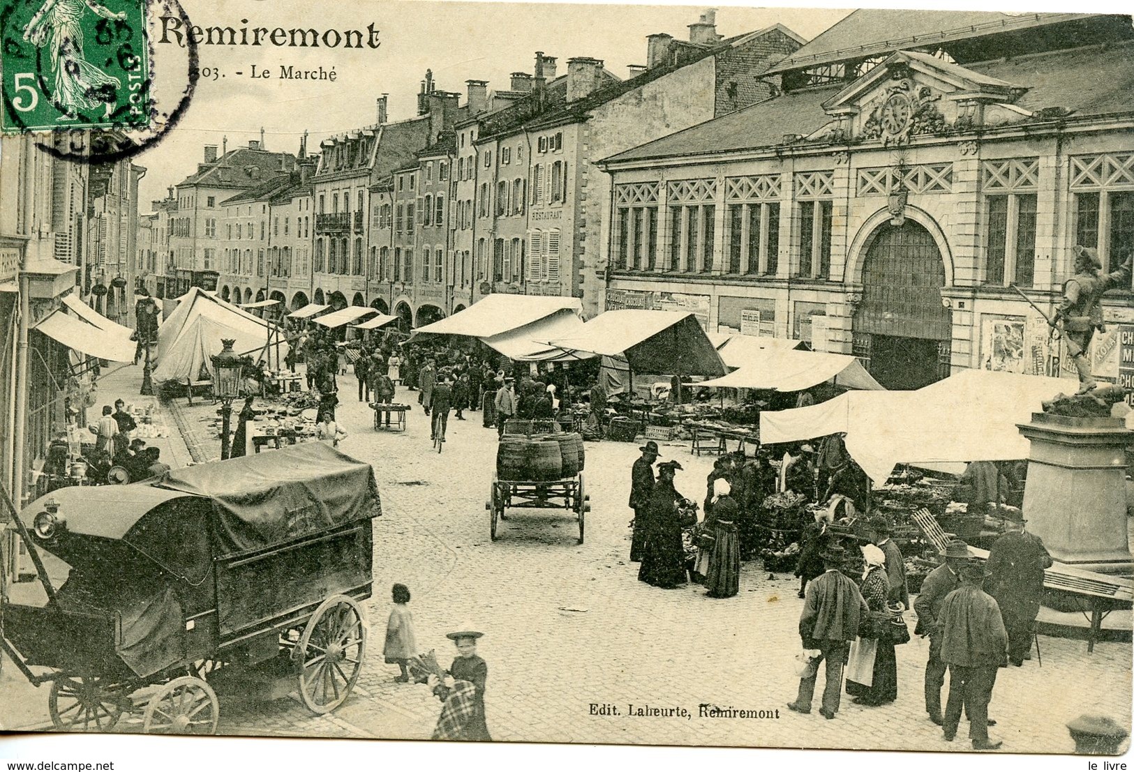 CPA 88 REMIREMONT. LE MARCHE