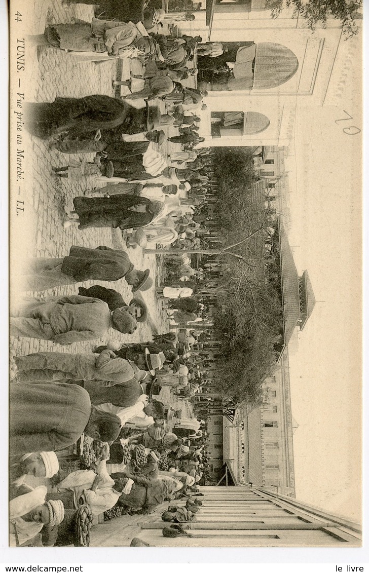 CPA TUNISIE TUNIS VUE PRISE AU MARCH